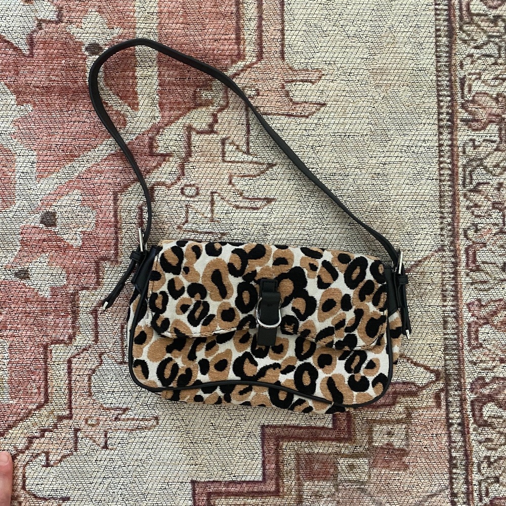Leopard Print Shoulder Bag